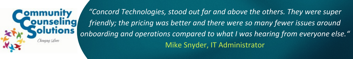 Community Counseling Solutions | Concord Technologies